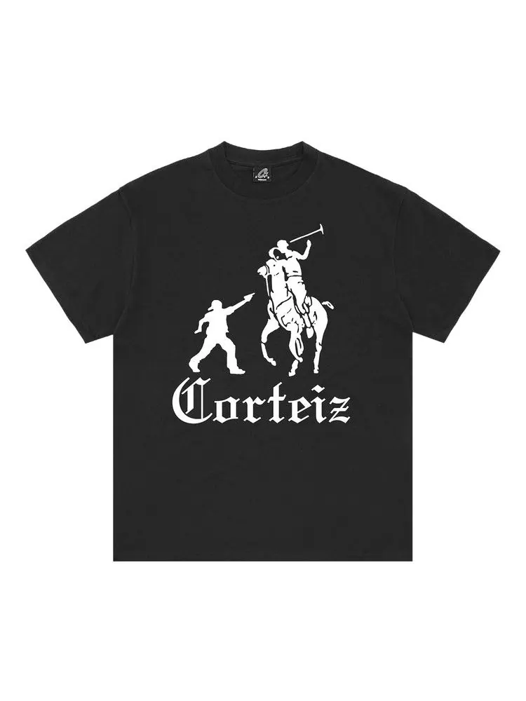 Футболка Corteiz Jack Boys Tee — изображение 1 из 1, черный/белый