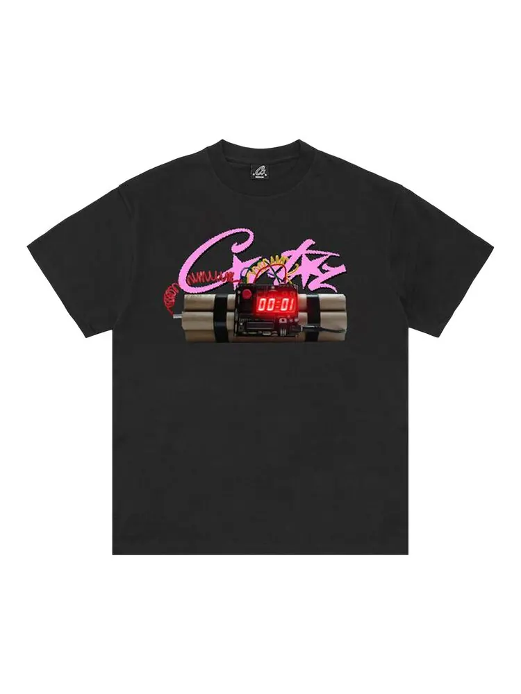 Футболка Corteiz No Time 4 Luv Tee 'Black' — изображение 1 из 1, черный