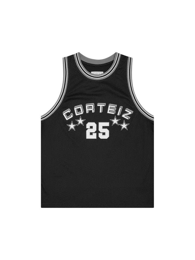 Джерси Corteiz Stars Bball Jersey — изображение 1 из 2, черный
