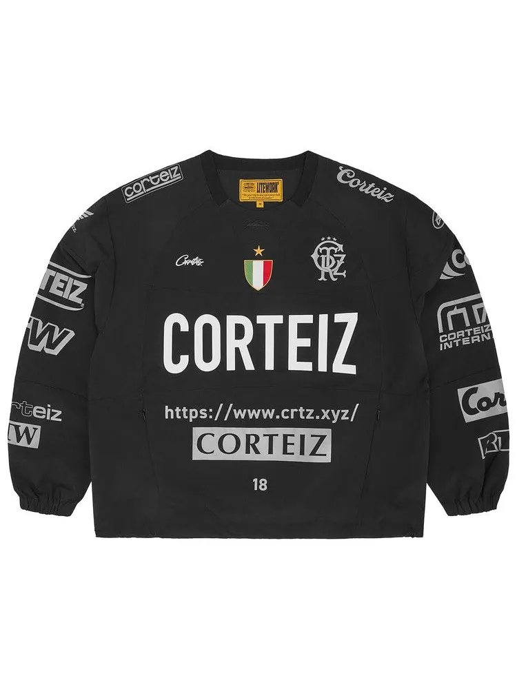 Пуловер Corteiz Sponsors Training Pullover — изображение 1 из 2, черный