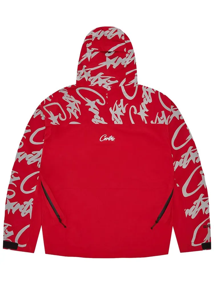 Куртка Corteiz Elitework Waterproof Shell Jacket V2 'Red' — изображение 2 из 2, красный