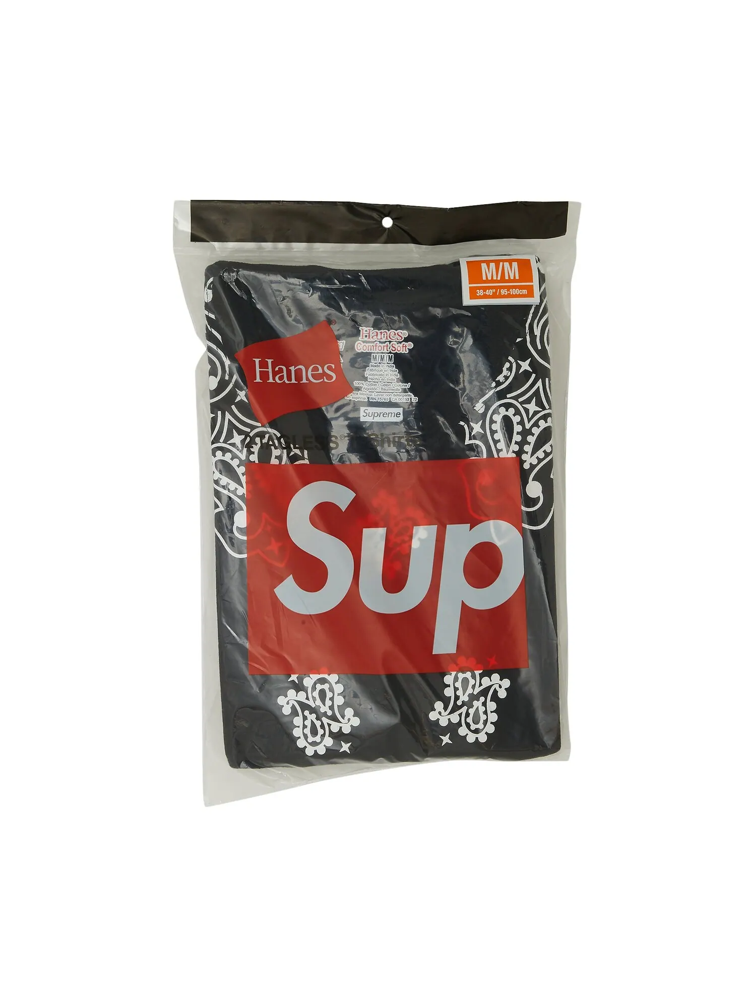 Футболки Supreme x Hanes (2 шт.) — изображение 1 из 2, черный