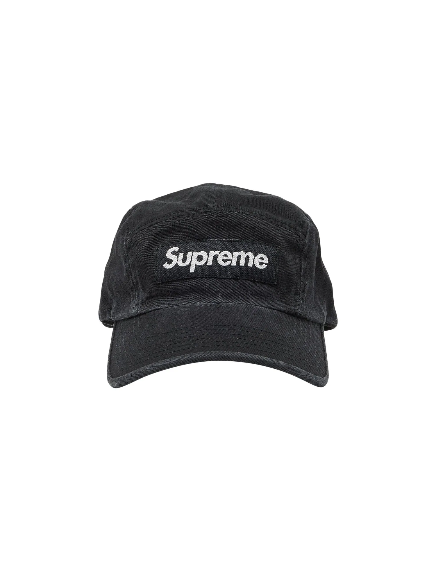 Твиловая кепка Supreme из ткани чинос — изображение 1 из 4, черный