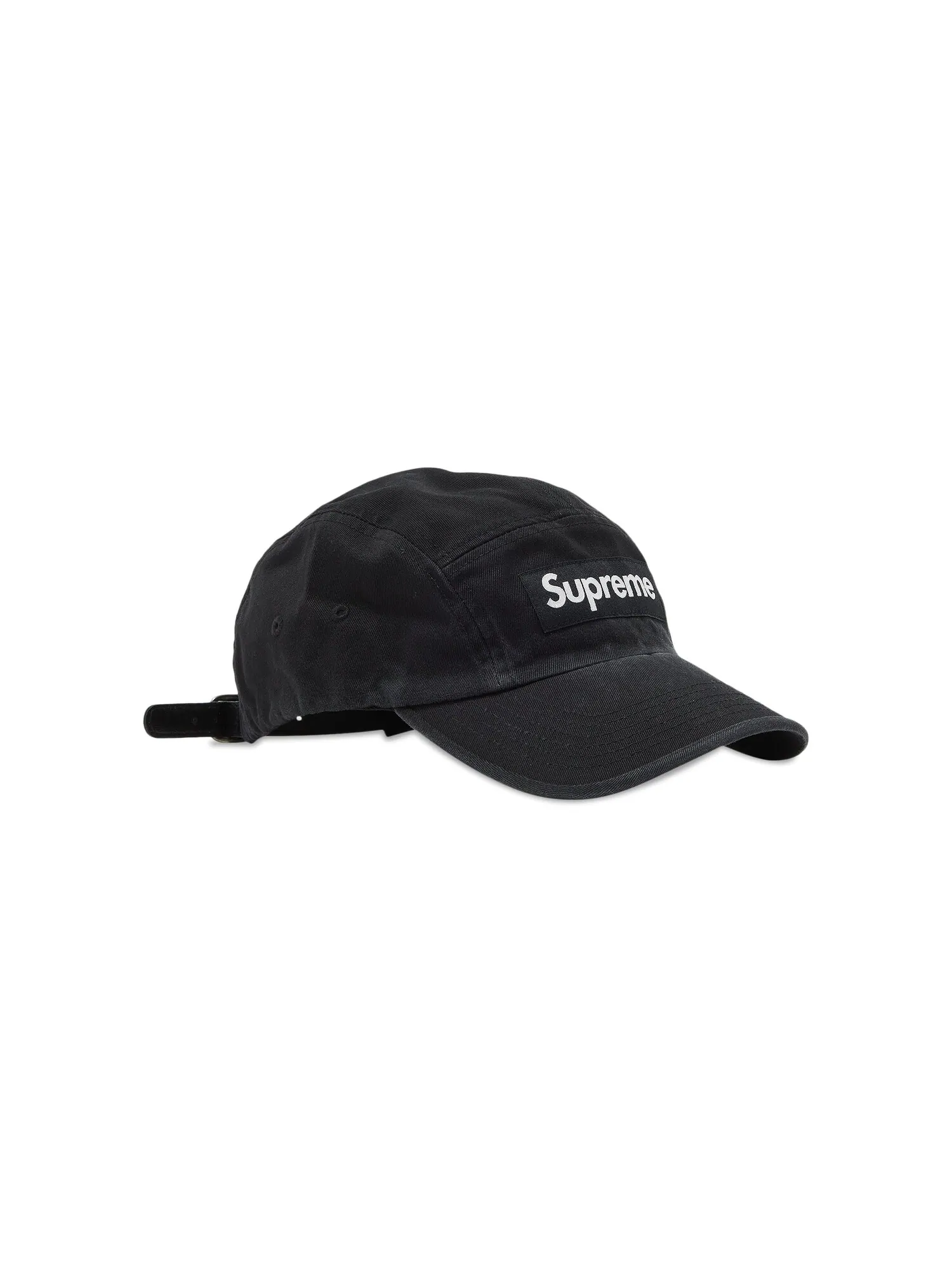 Твиловая кепка Supreme из ткани чинос — изображение 2 из 4, черный