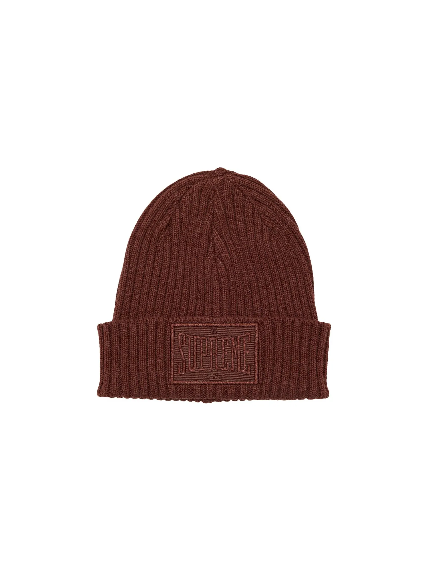 Шапка-бини Supreme Overdyed Patch — изображение 1 из 3, коричневый