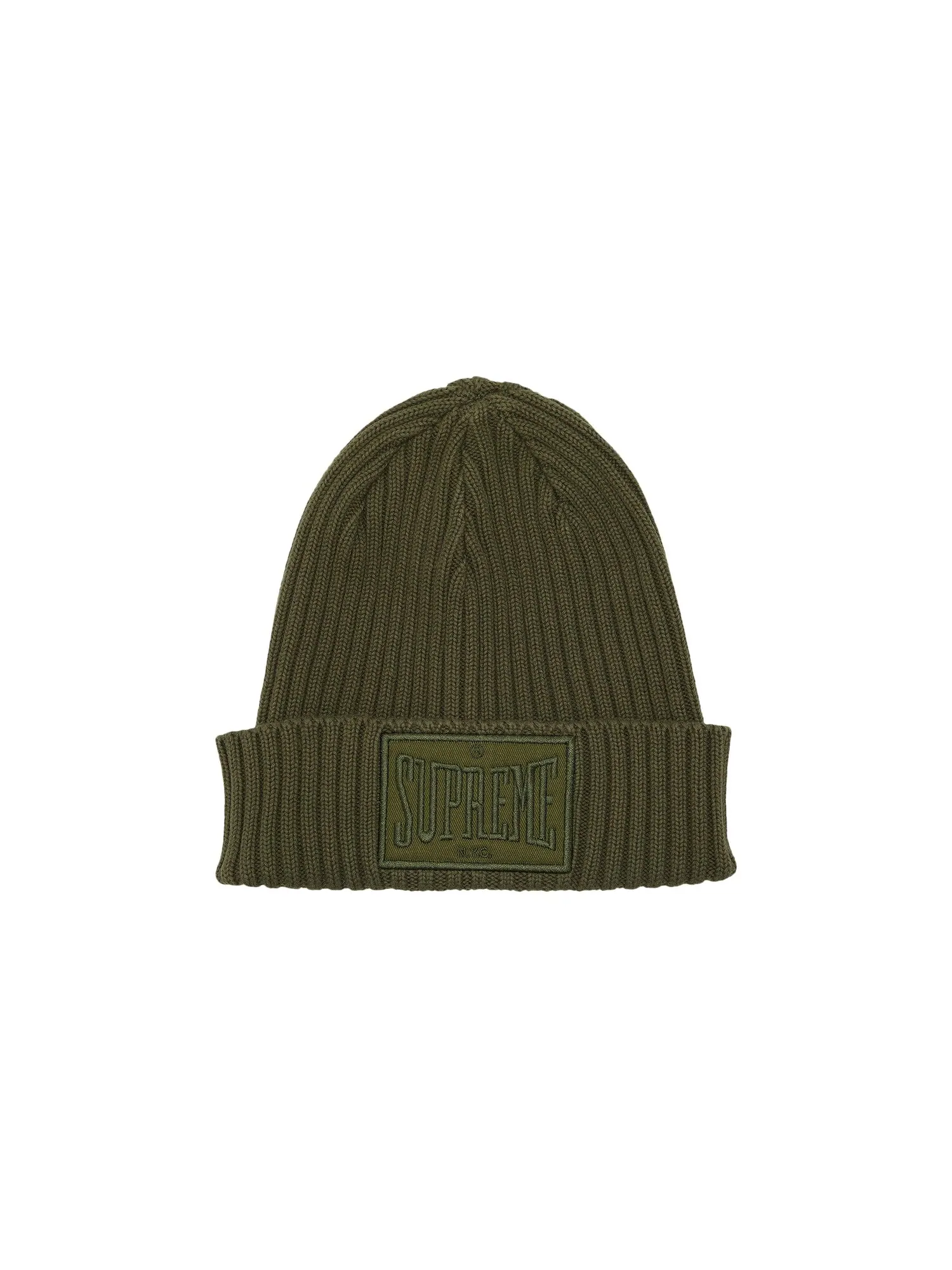 Шапка-бини Supreme Overdyed Patch — изображение 1 из 3, оливковый