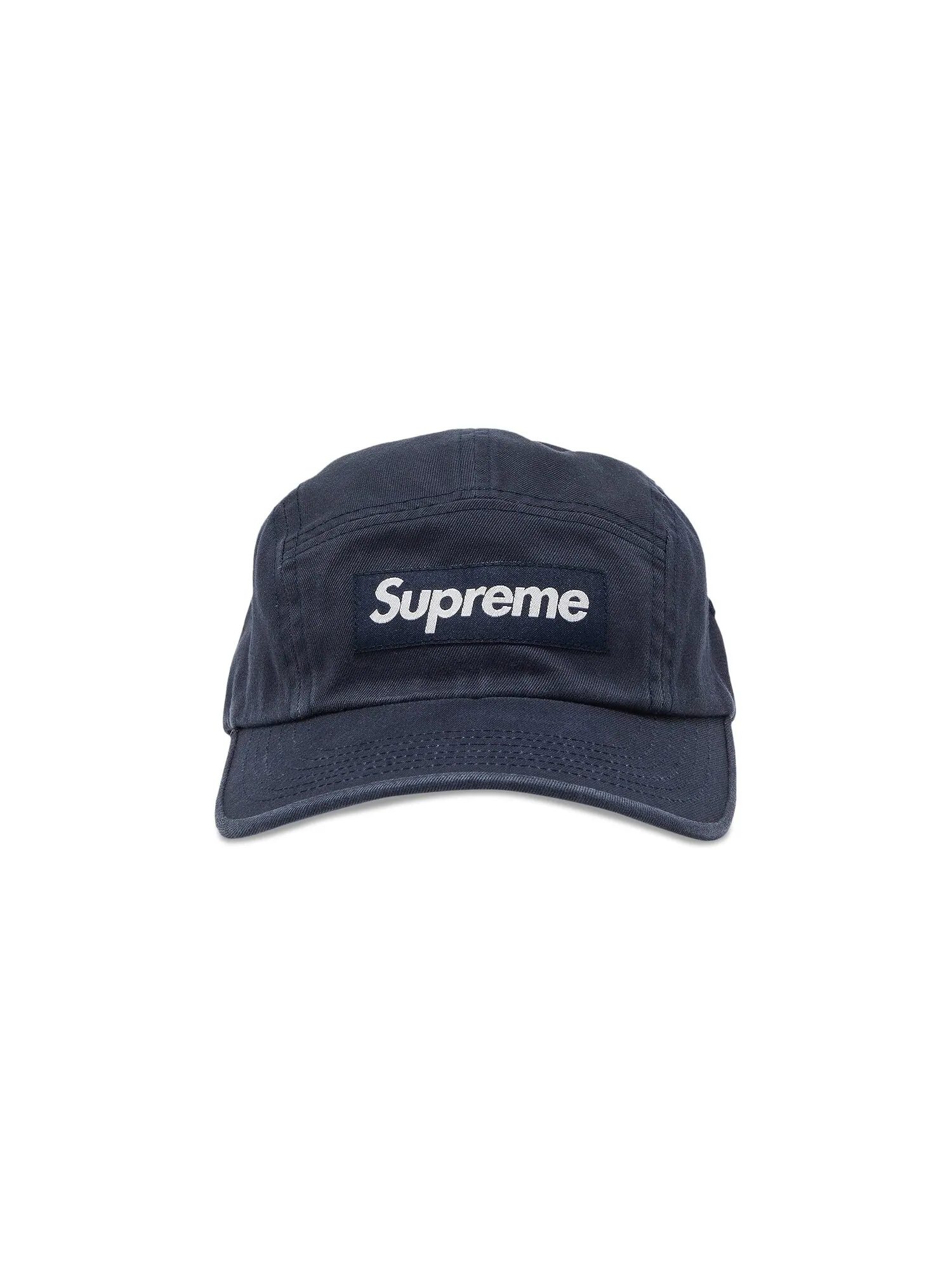 Твиловая кепка Supreme из ткани чинос — изображение 1 из 4, синий