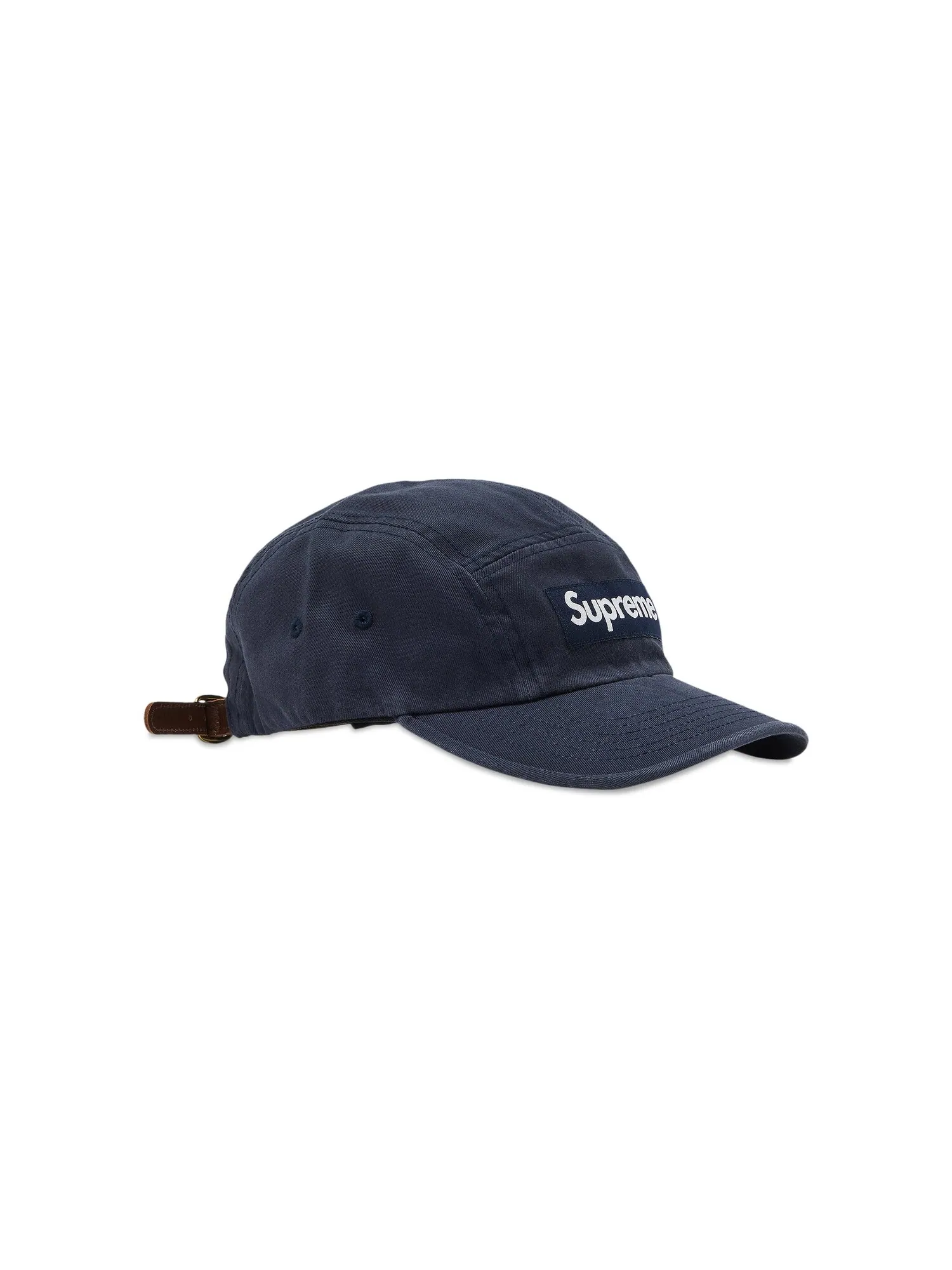 Твиловая кепка Supreme из ткани чинос — изображение 2 из 4, синий