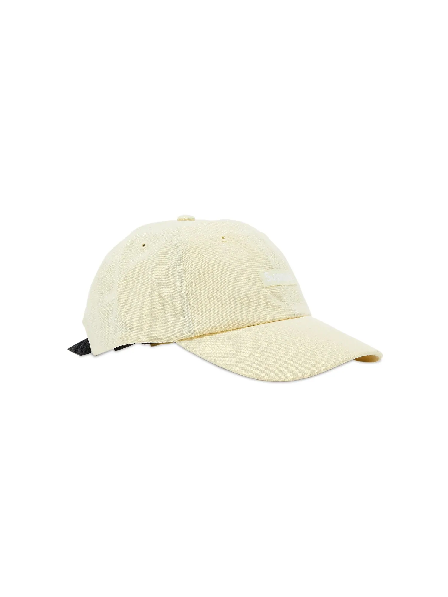 Маленькая коробочка Supreme из матовой кордуры с 6 панелями — изображение 2 из 4, бледный желтый