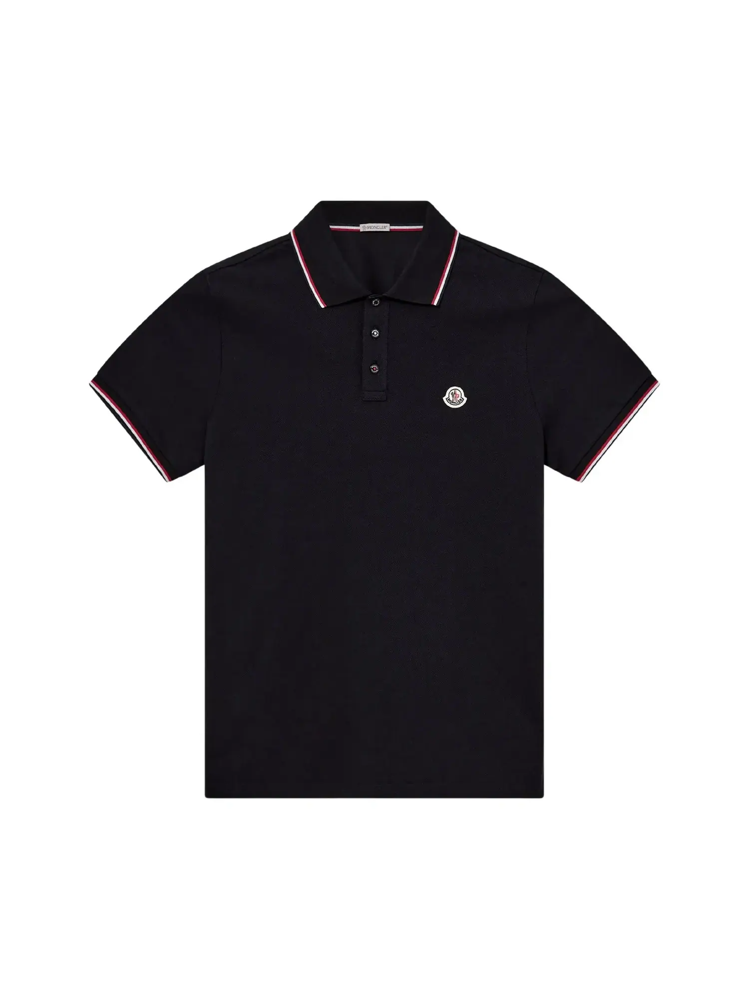 Поло с коротким рукавом Moncler — изображение 1 из 1, синий
