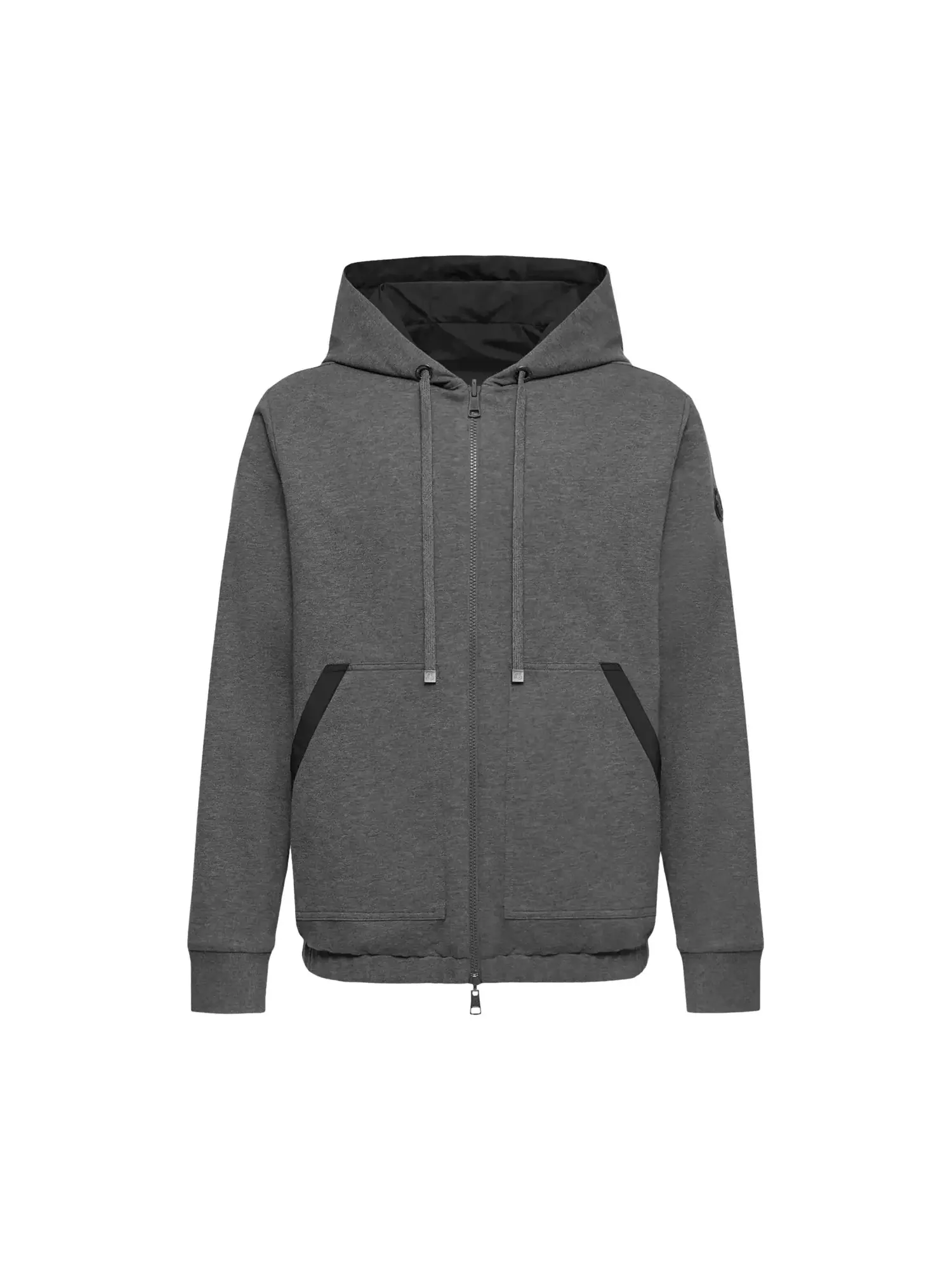 Кардиган Moncler на молнии — изображение 1 из 1, темно-серый