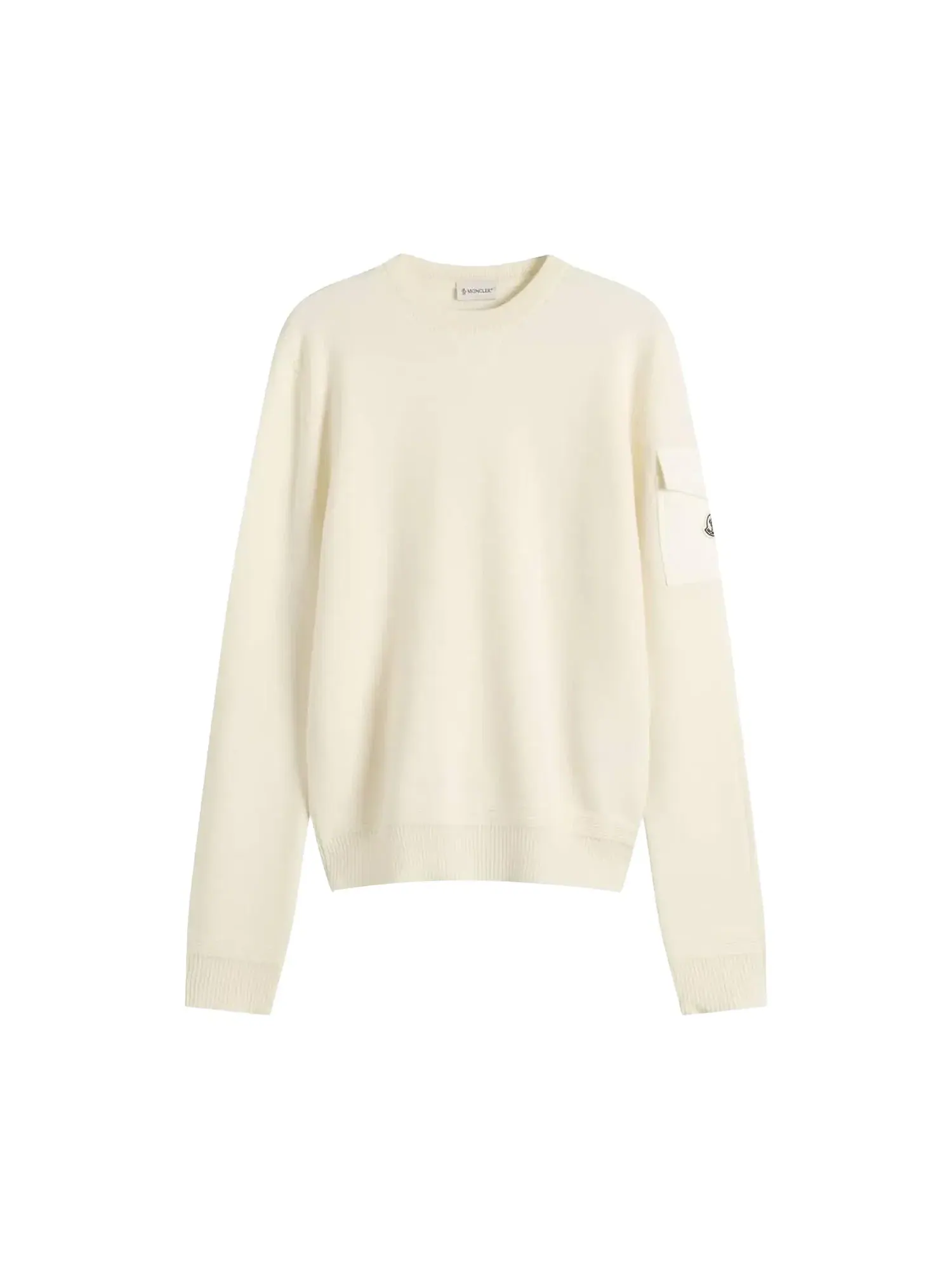 Свитшот Moncler Crewneck — изображение 1 из 1, прозрачный