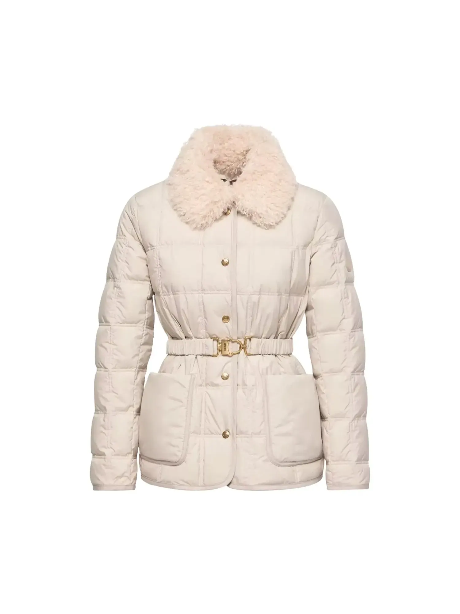 Куртка Moncler Cygnes — изображение 1 из 1, светлый бежевый