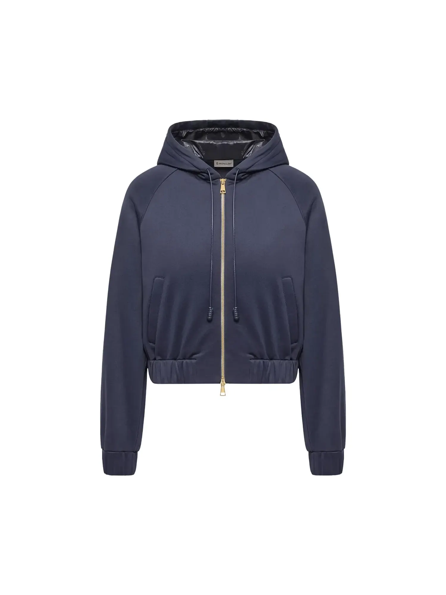 Кардиган Moncler на молнии — изображение 1 из 1, яркий синий
