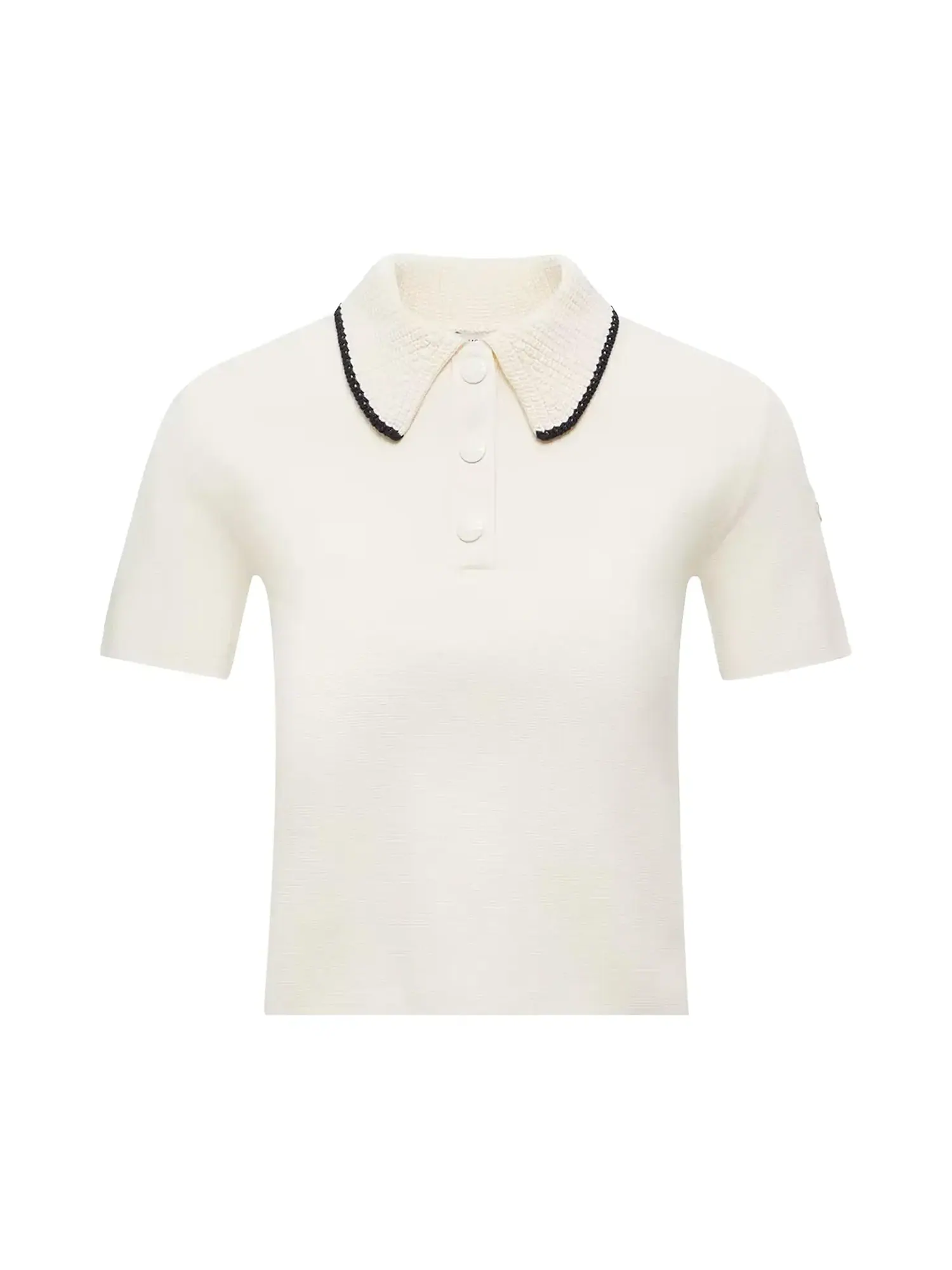 Поло Moncler Short-Sleeve — изображение 1 из 1, белый