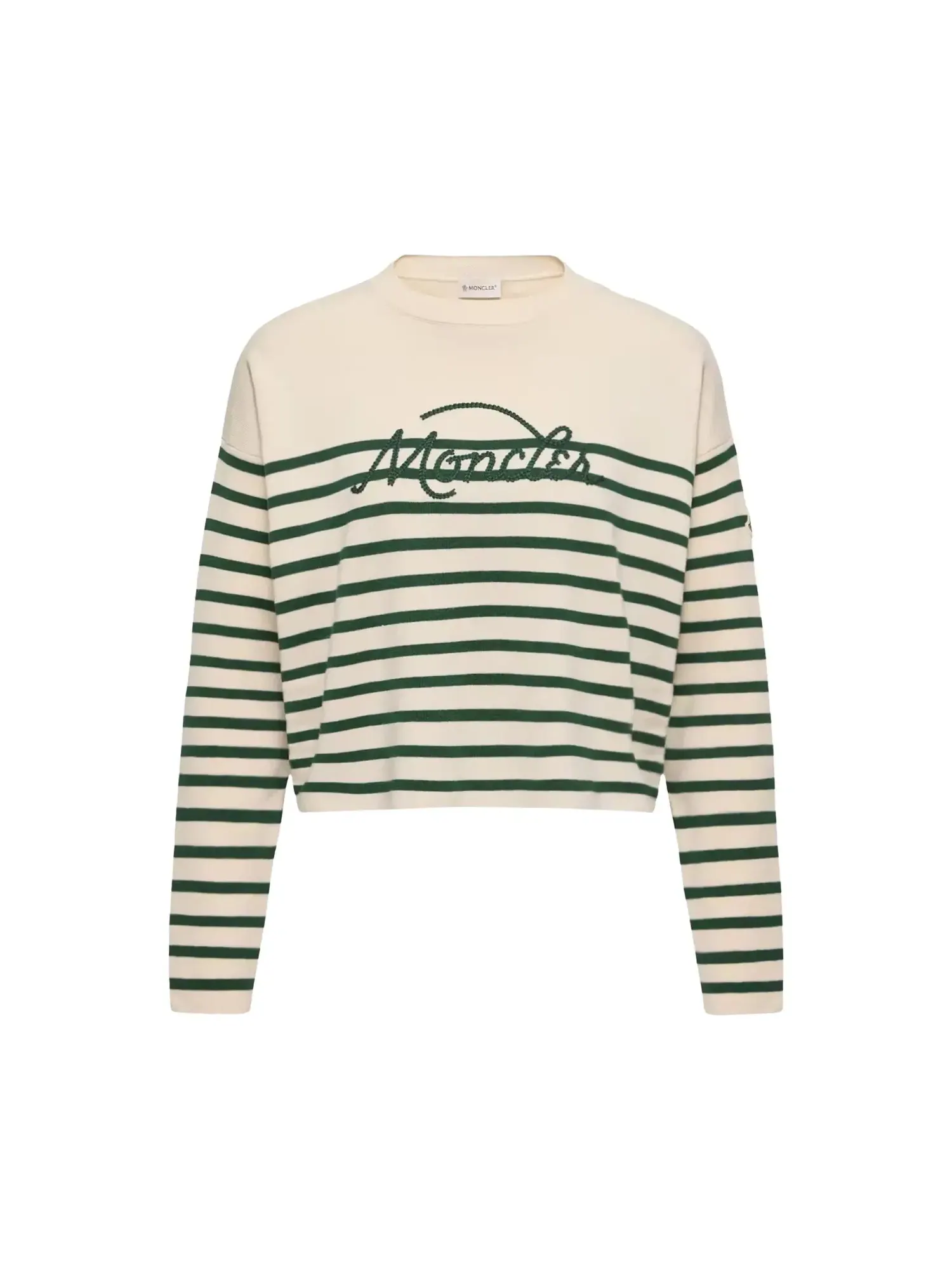 Свитшот Moncler Crewneck — изображение 1 из 1, лаймовый