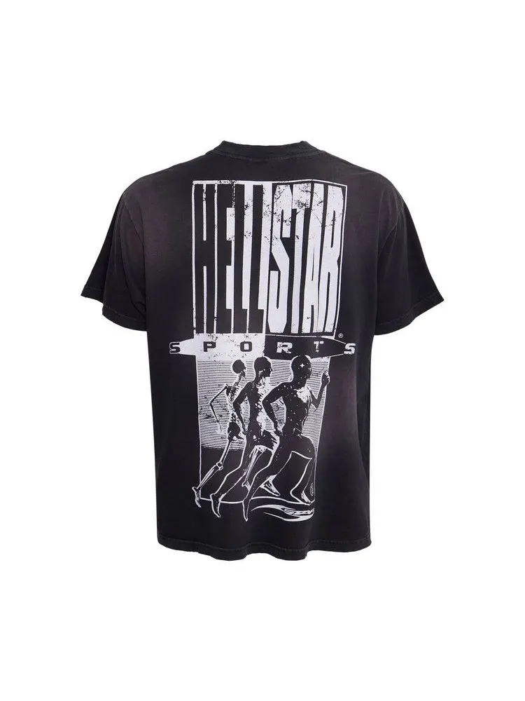 Футболка Hellstar Big Rings T-Shirt — изображение 2 из 2, черный