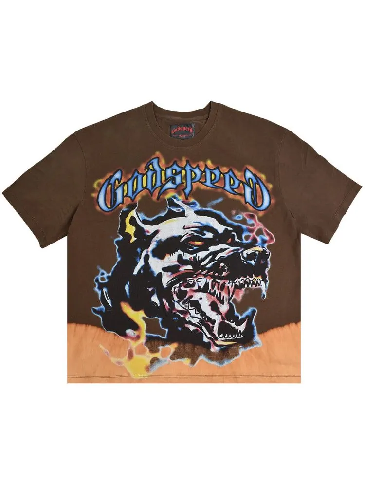 Футболка Godspeed Off The Leash Tee — коричневый