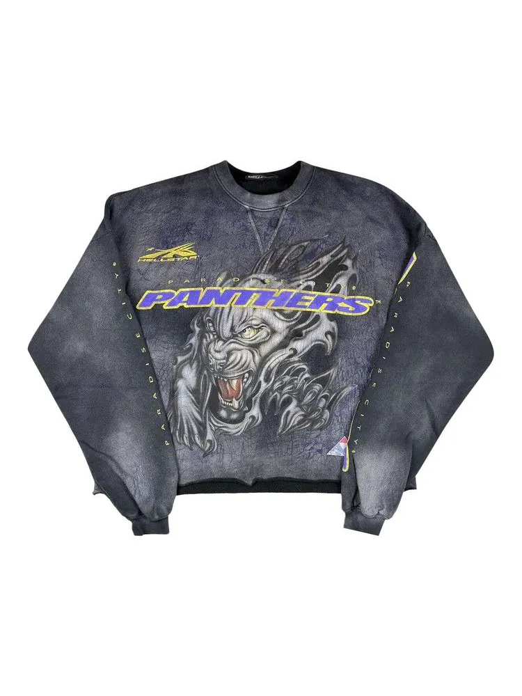 Свитер Hellstar Paradise City Panthers Crewneck — изображение 1 из 2, черный