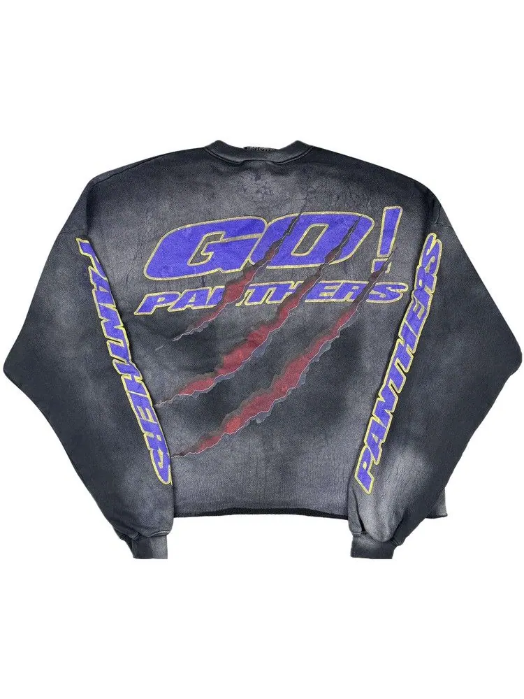Свитер Hellstar Paradise City Panthers Crewneck — изображение 2 из 2, черный