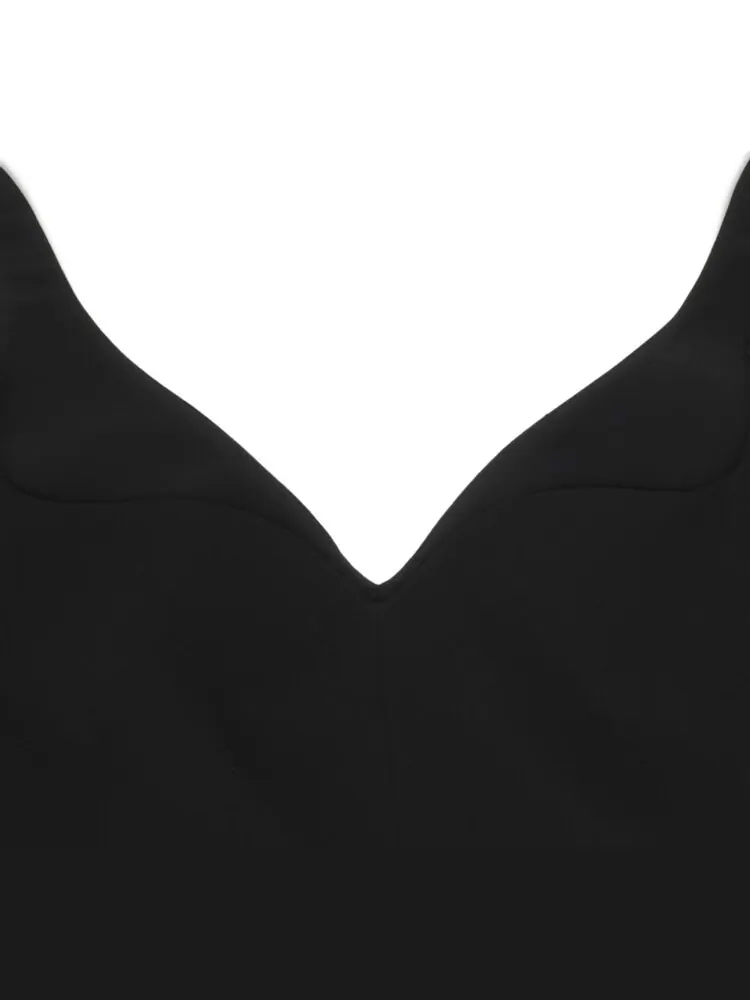 Топ Versace Silk Top 'Black' — изображение 3 из 3, черный