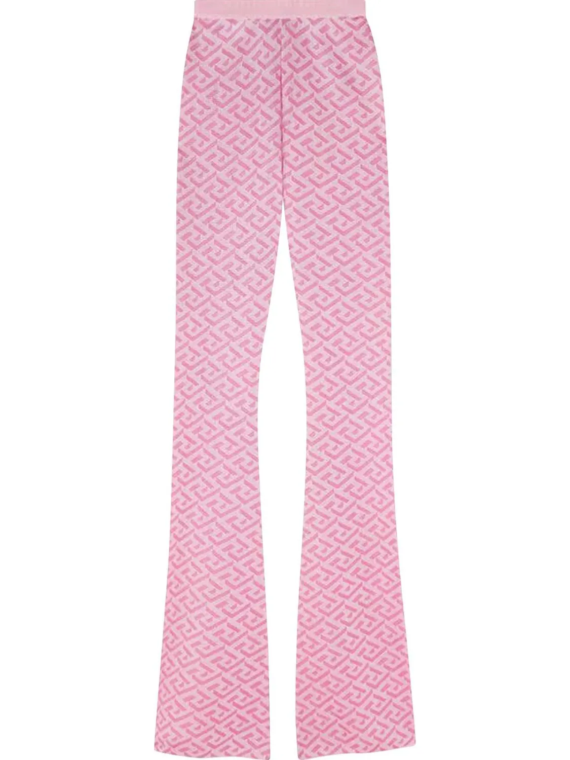 Брюки Versace La Greca Jacquard Pant 'Pink/Fuchsia' — изображение 1 из 1, розовый