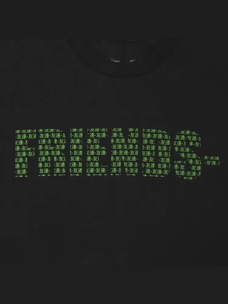 Футболка Vlone Friends Maxtrix — изображение 3 из 3, черно-зеленая