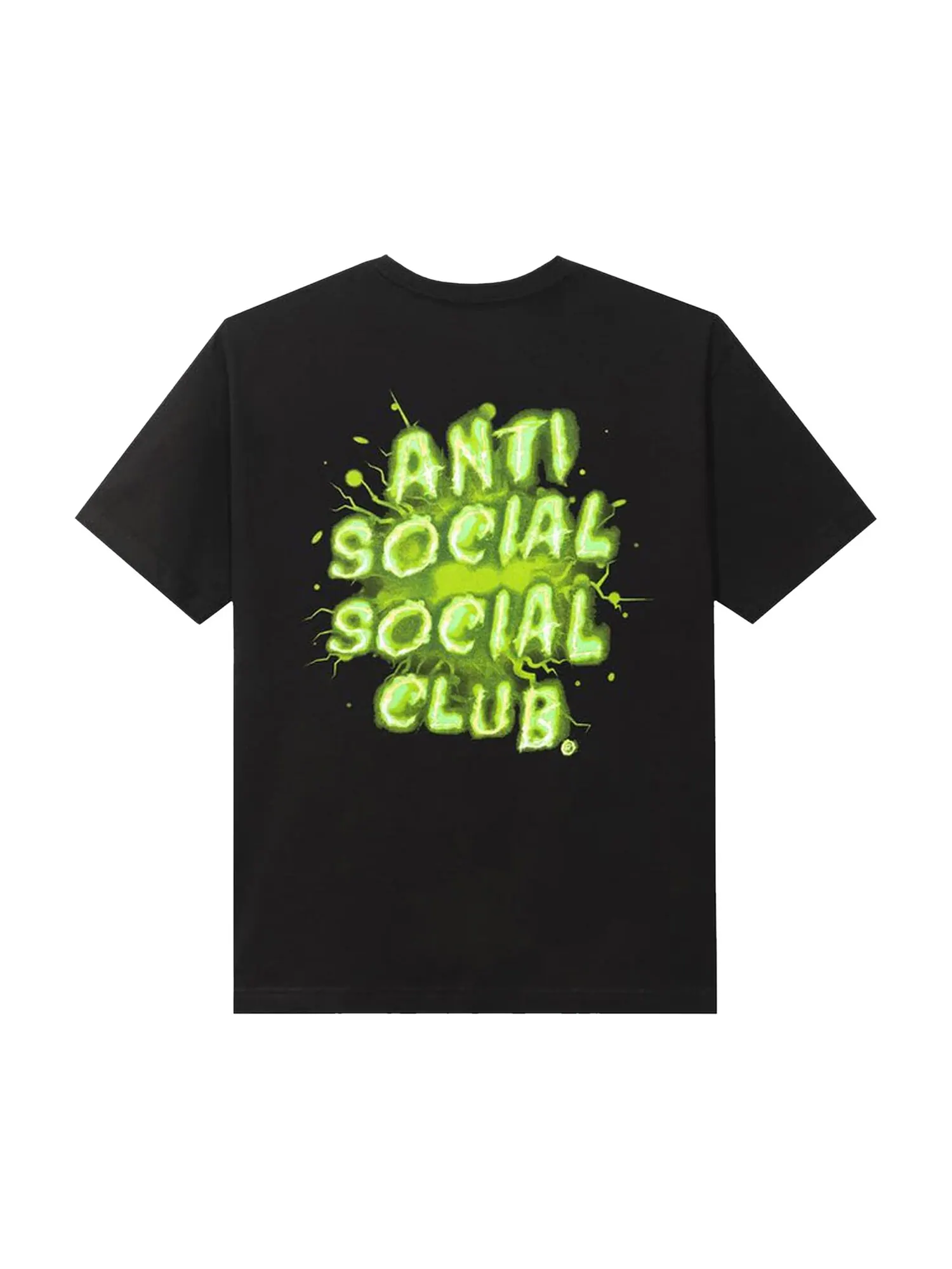 Футболка Anti Social Social Club I See Черно-зеленая — изображение 2 из 2, зеленый