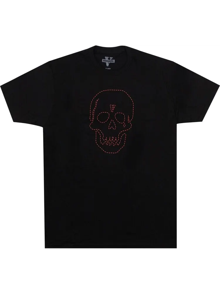 Футболка Vlone x Neighborhood Skull Short-Sleeve T-Shirt 'Black/Red'