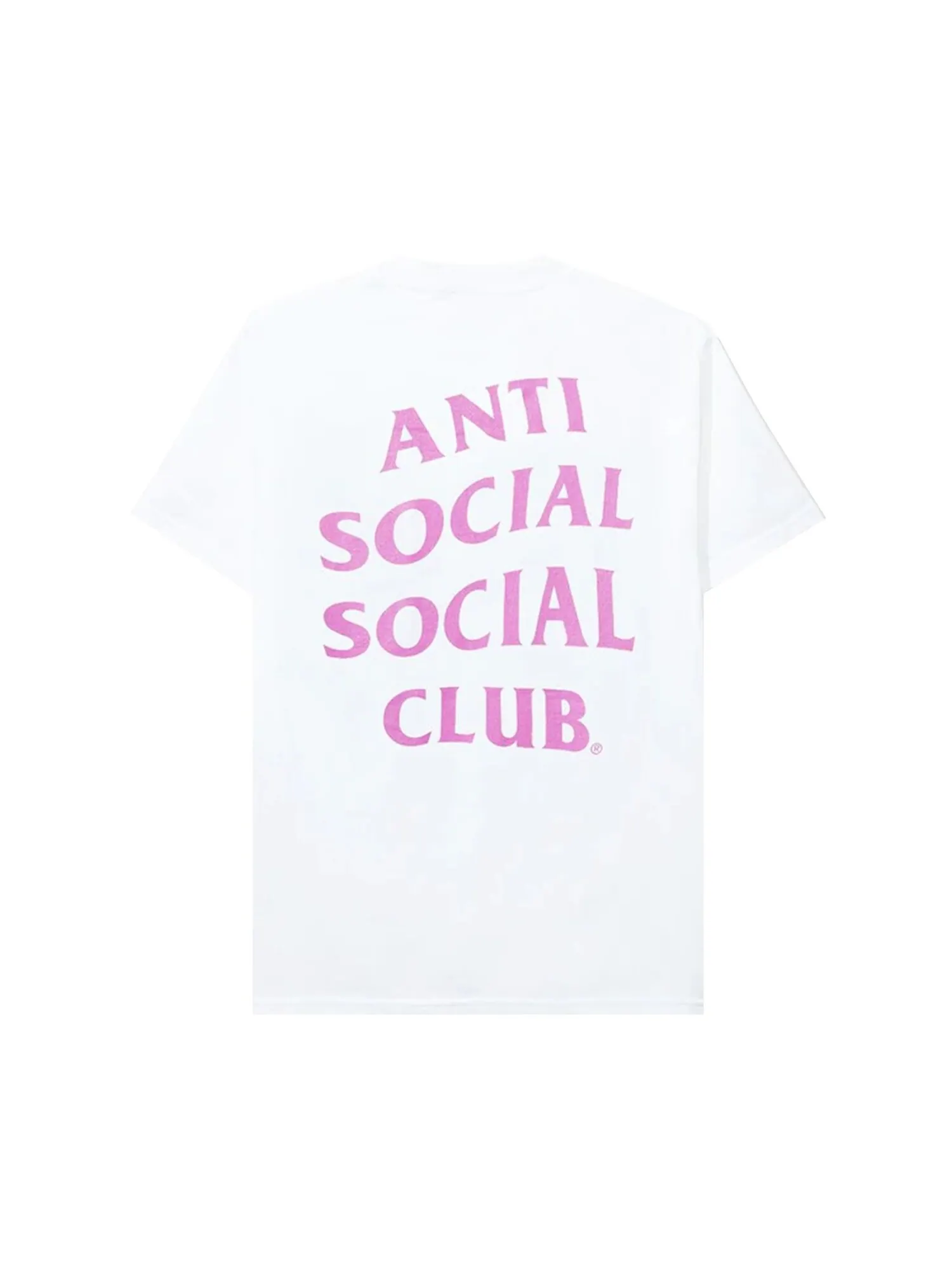 Футболка Anti Social Social Club Белая с квитанциями о прочтении — изображение 2 из 2, белый