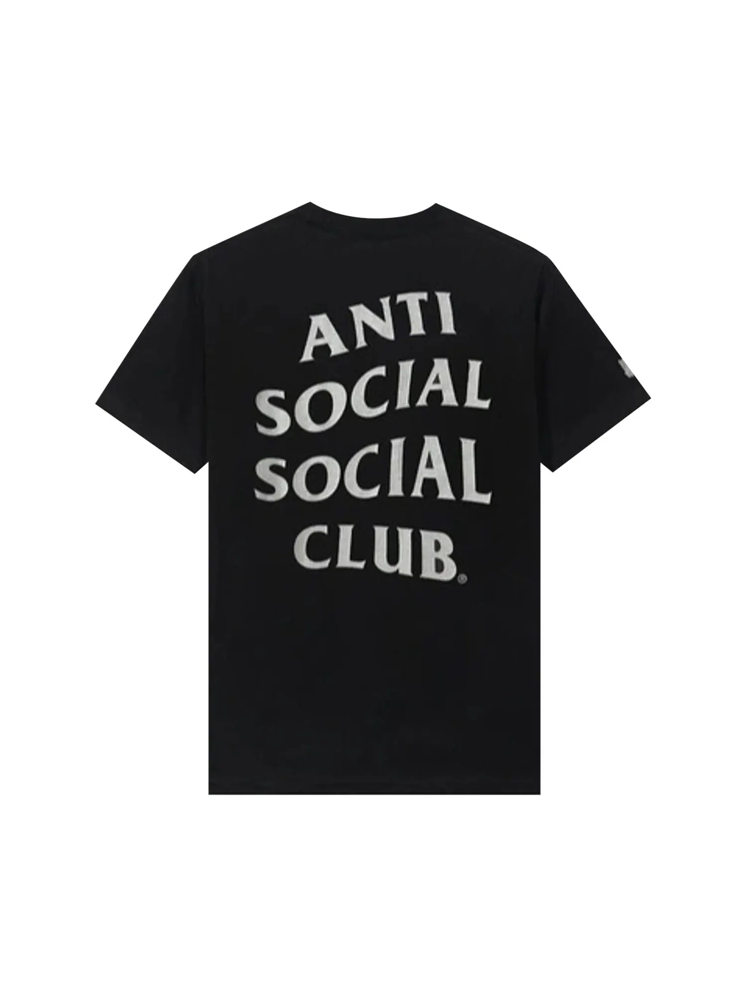 Светоотражающая футболка Anti Social Social Club x Undefeated Paranoid 3M — изображение 2 из 2, черный