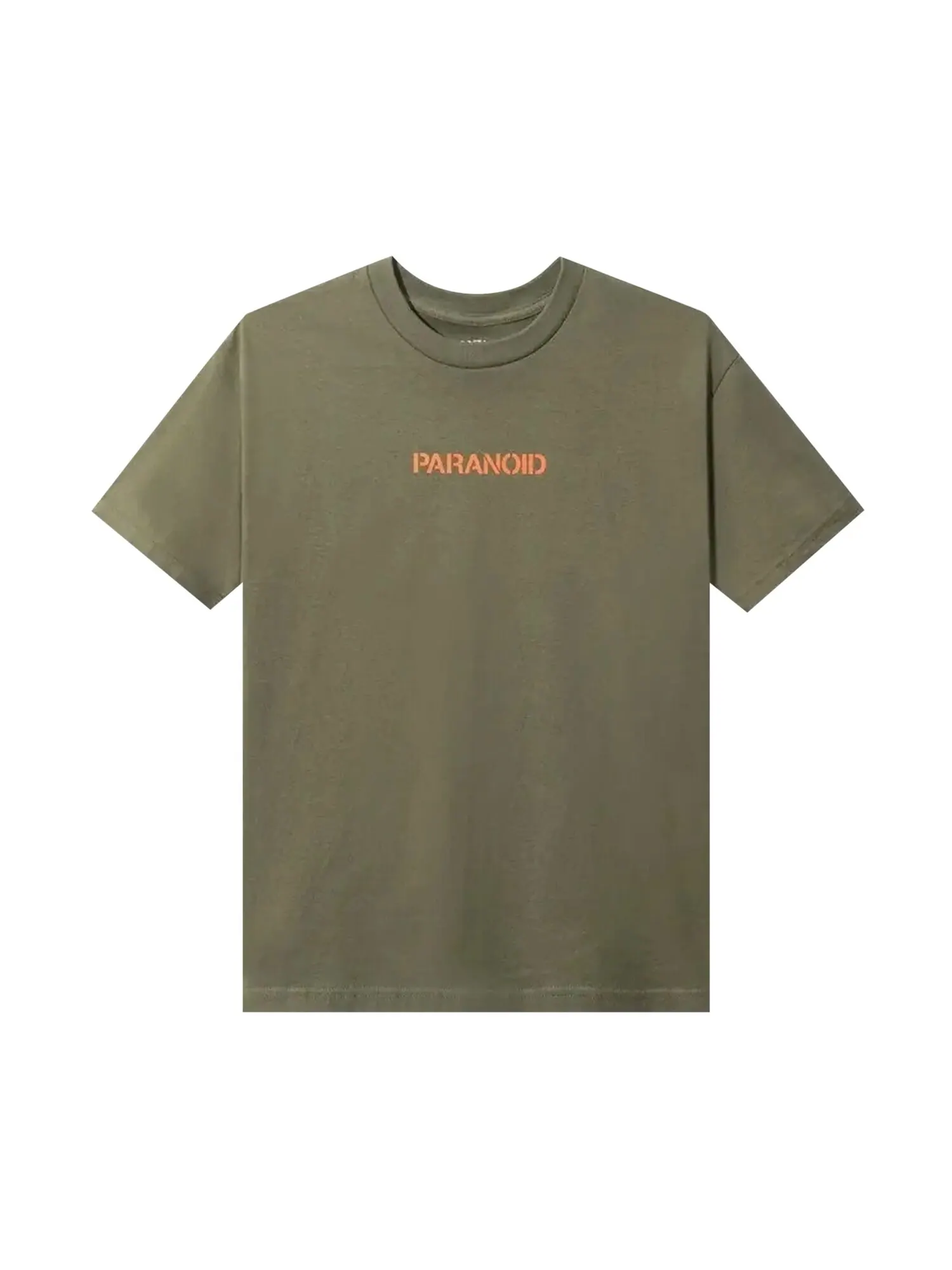 Футболка Anti Social Social Club x Undefeated Paranoid Оливковая