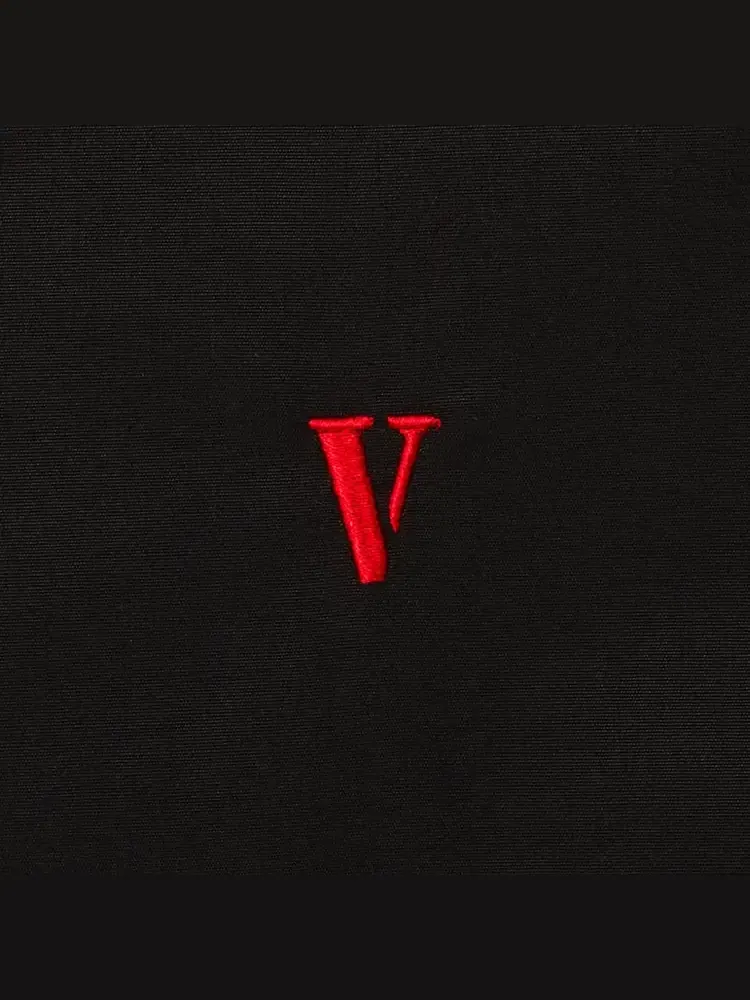 Рубашка с длинными рукавами и пуговицами Vlone — изображение 3 из 3, красный