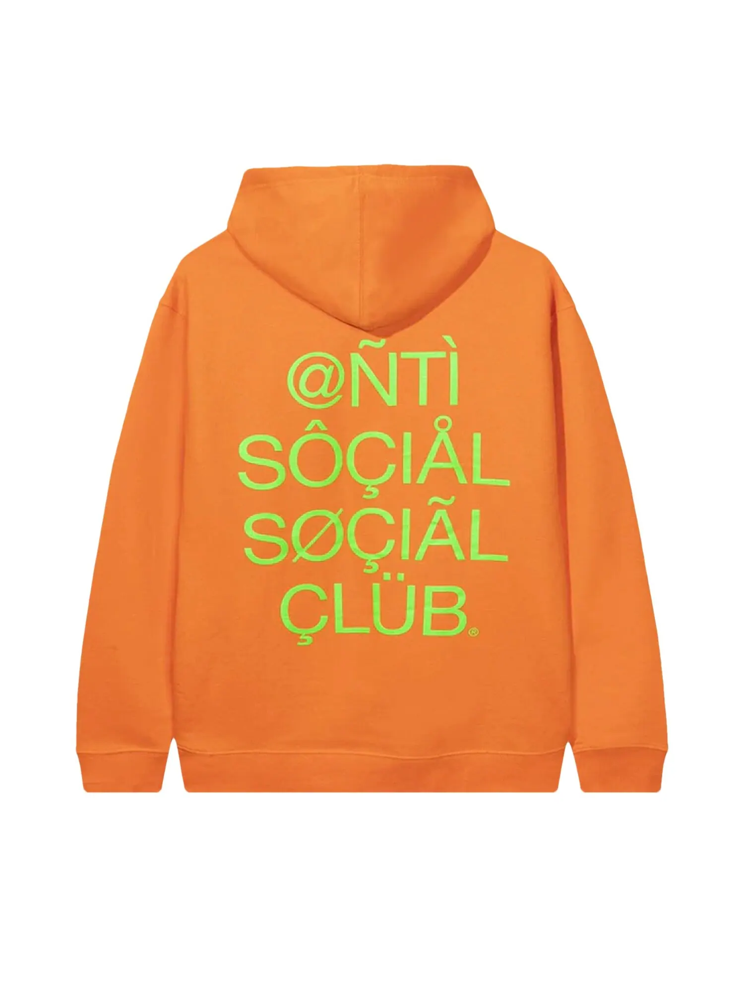 Толстовка Anti Social Social Club ASSC999 Оранжевая — изображение 2 из 2, оранжевый
