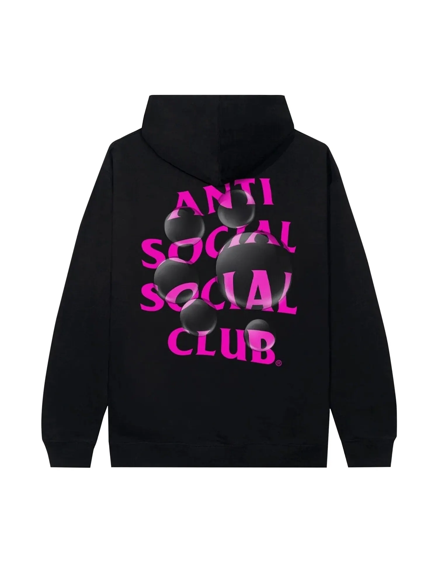 Толстовка Anti Social Social Club Bubblegum — изображение 2 из 2, черный