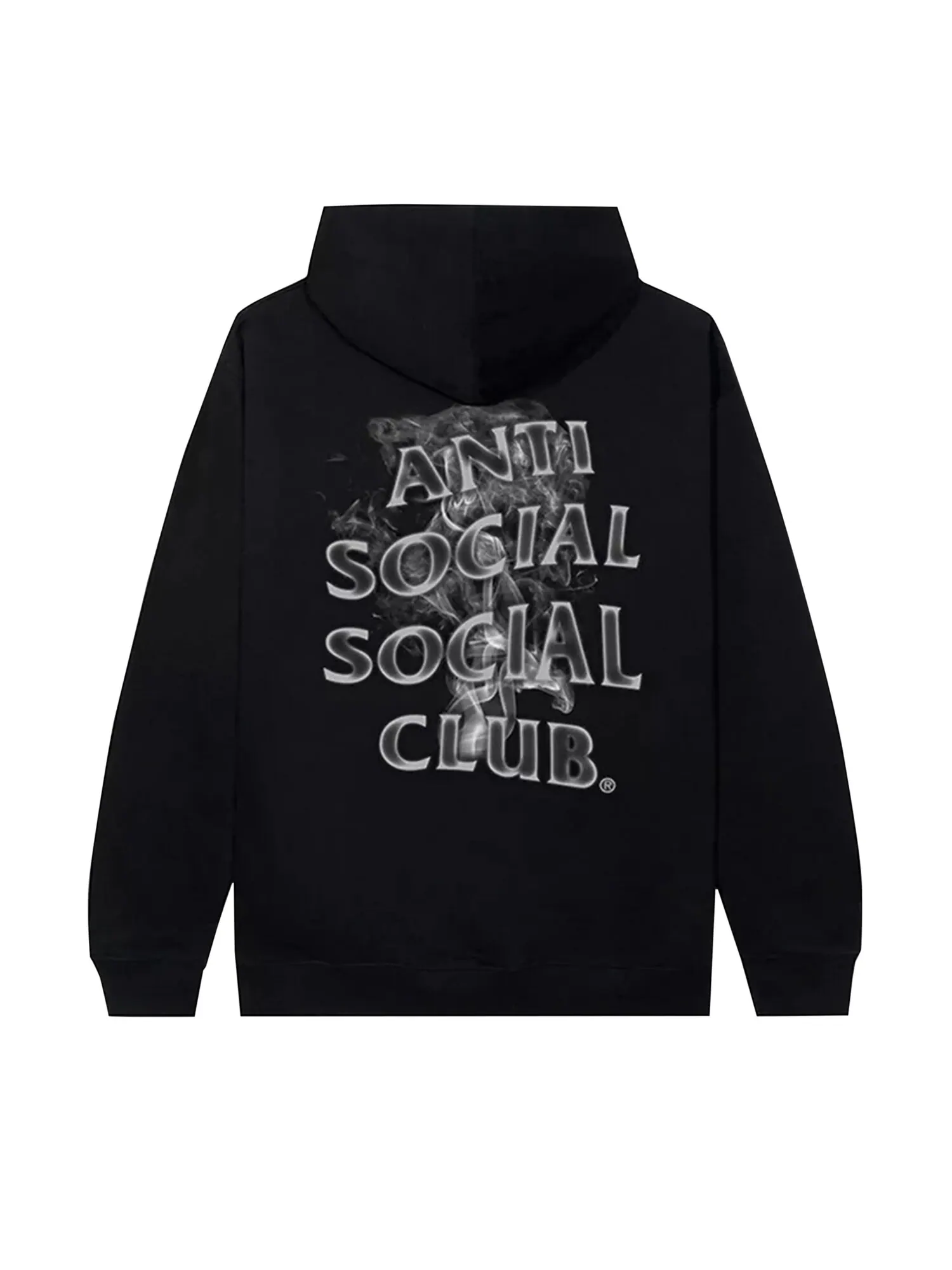Толстовка Anti Social Social Club Burnouts — изображение 2 из 2, черный