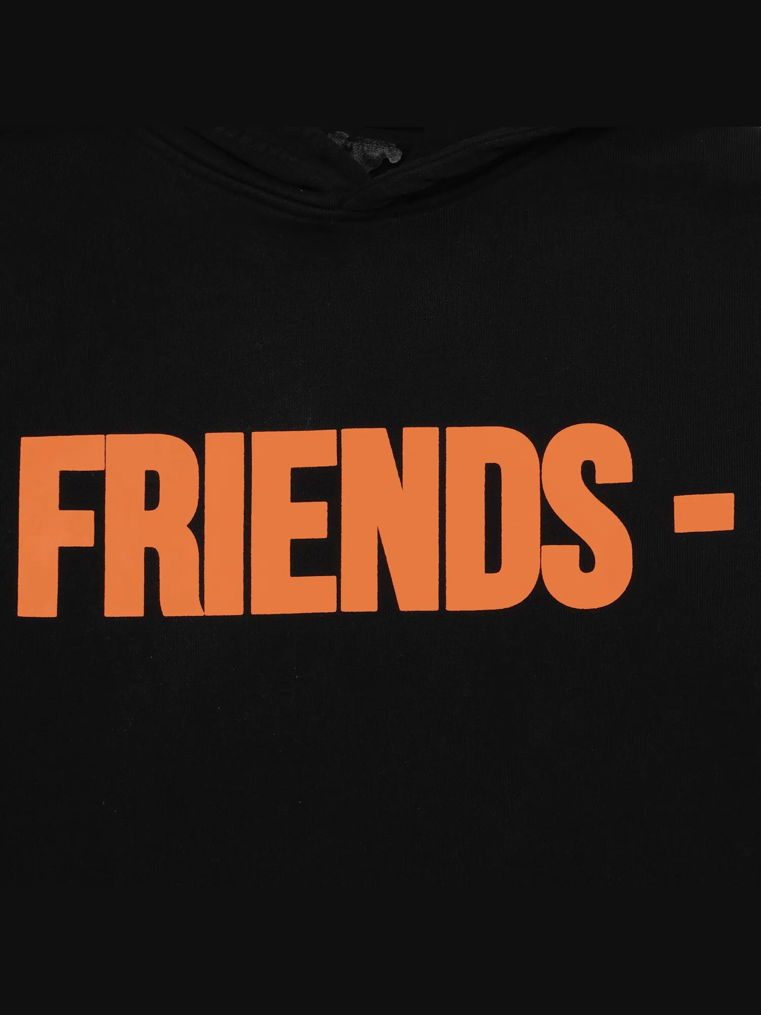 Толстовка Vlone Friends Черный/Оранжевый — изображение 3 из 3