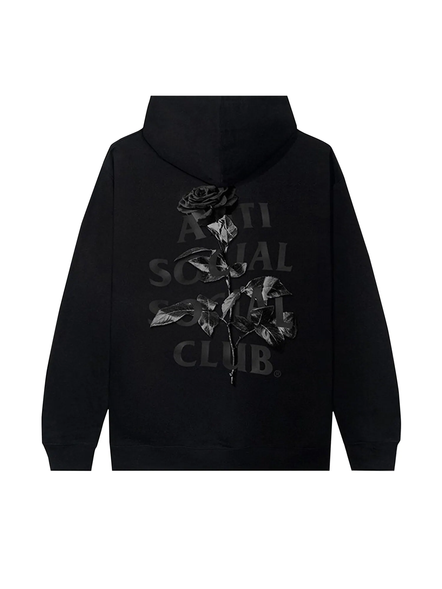 Толстовка Anti Social Social Club Hello Rose — изображение 2 из 2, черный