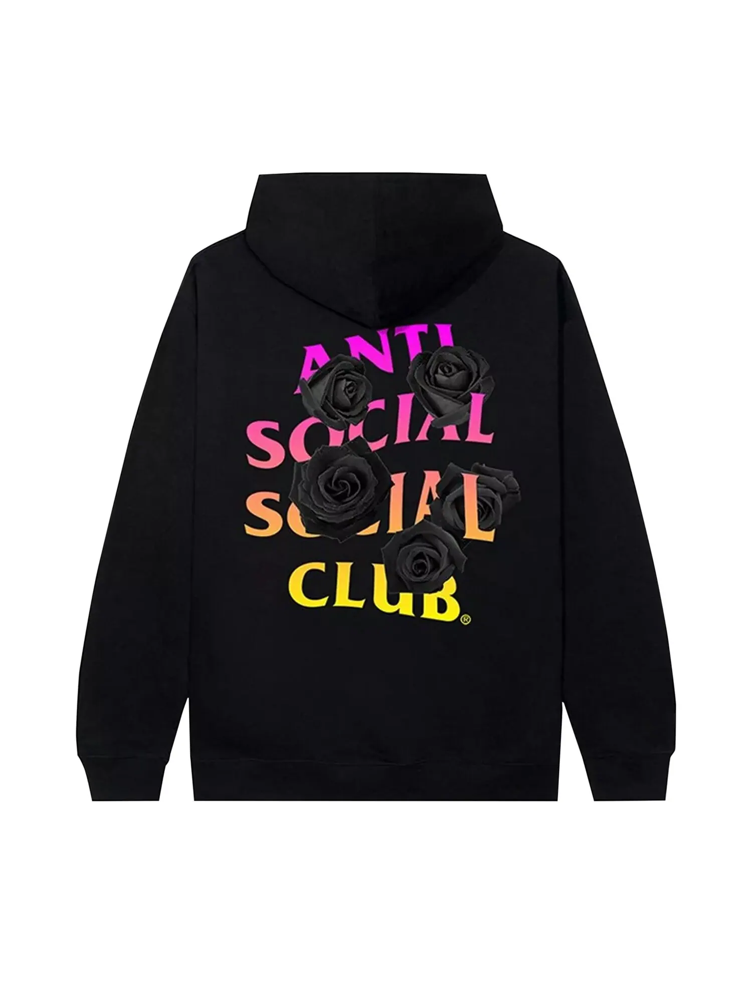 Anti Social Social Club In The Lead Толстовка Черная — изображение 2 из 2, черный
