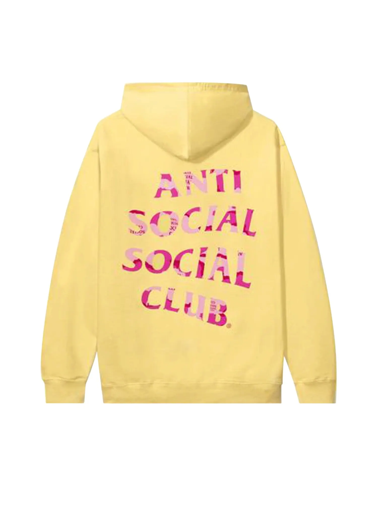 Толстовка с капюшоном Anti Social Social Club Plain Sight — изображение 2 из 2, желтый