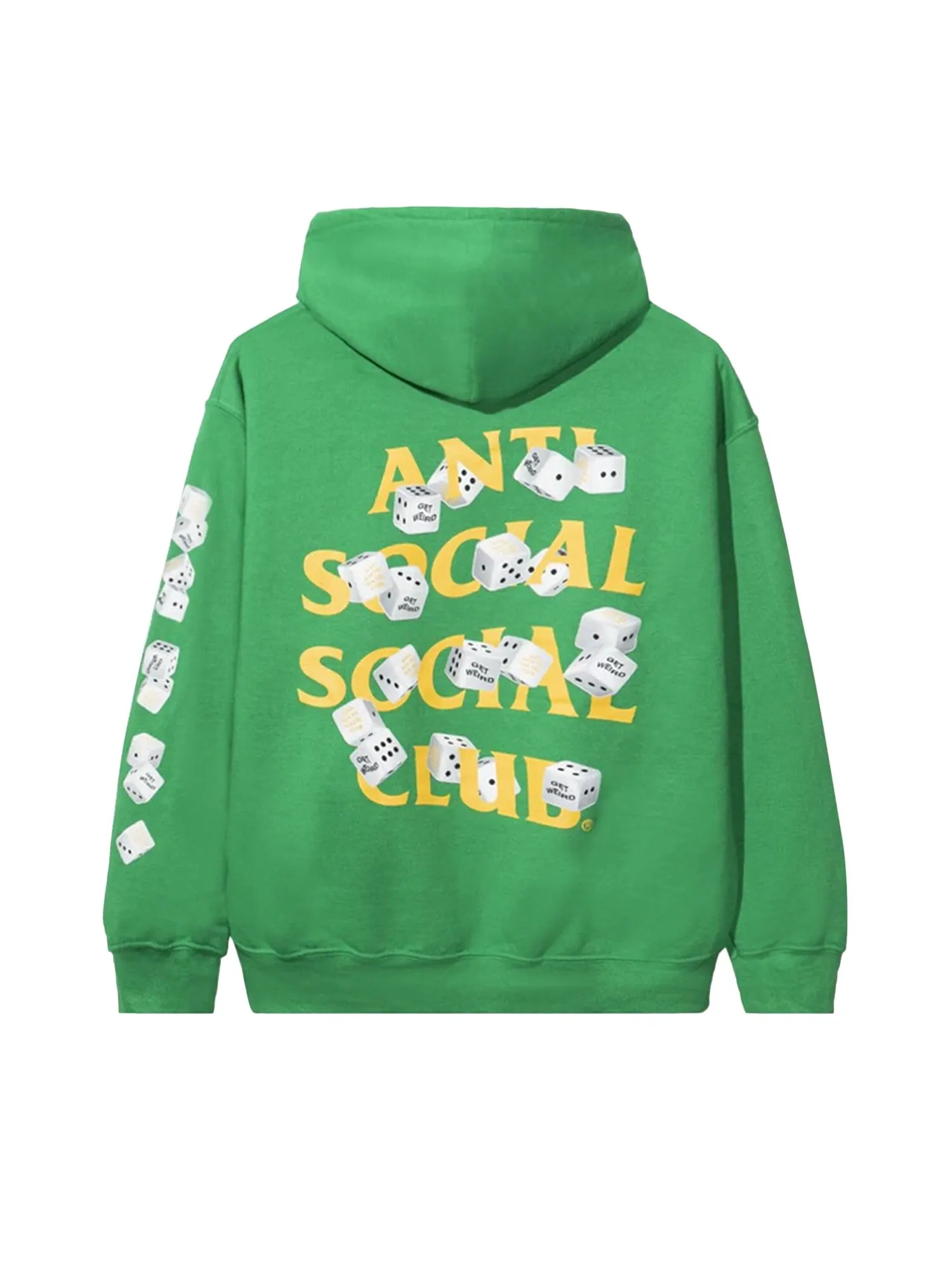 Толстовка Anti Social Social Club Take Me Home — изображение 2 из 2, зеленый