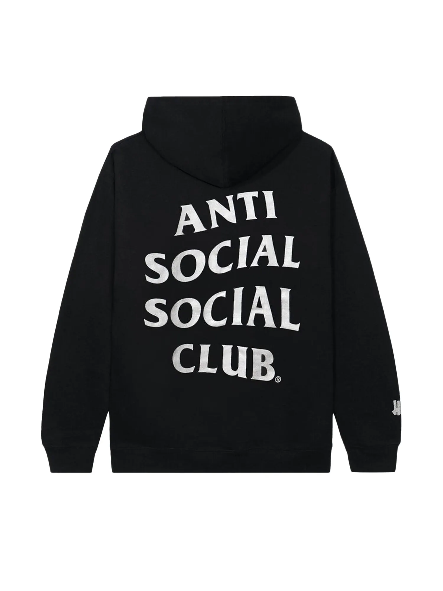 Светоотражающая толстовка 3M Anti Social Social Club x Undefeated Paranoid Черная — изображение 2 из 2, черный