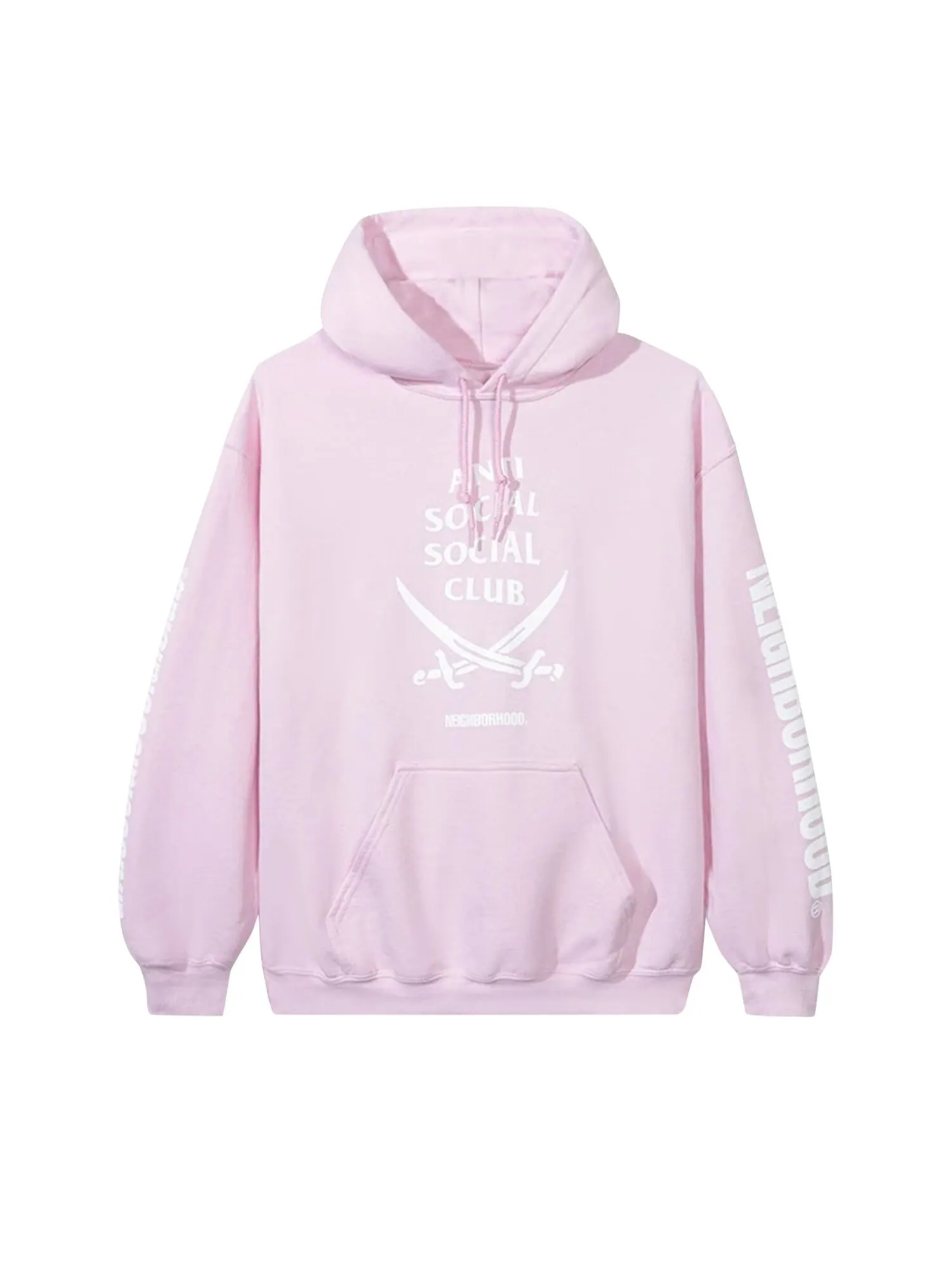 Толстовка Anti Social Social Club x Neighborhood 6IX Розовый