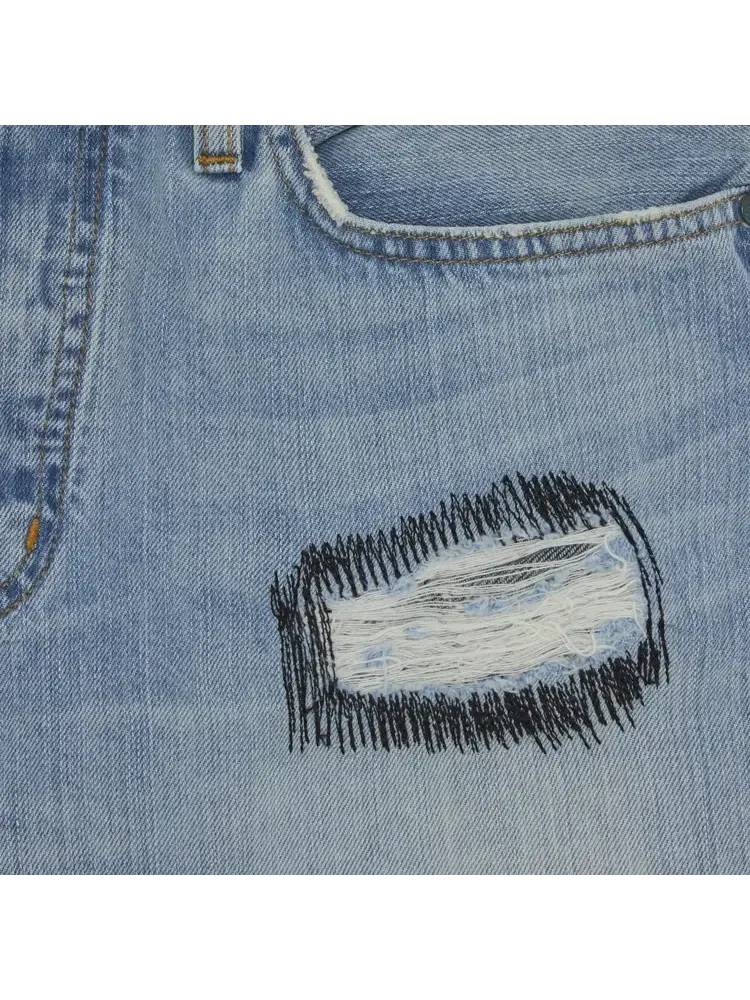 Vlone x Art Basel Canvas Jeans — изображение 3 из 3, синий