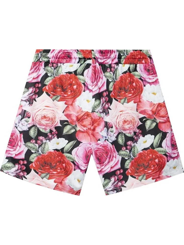 Шорты Anti Social Social Club Guard Down Shorts 'Flower' — изображение 2 из 2, розовый