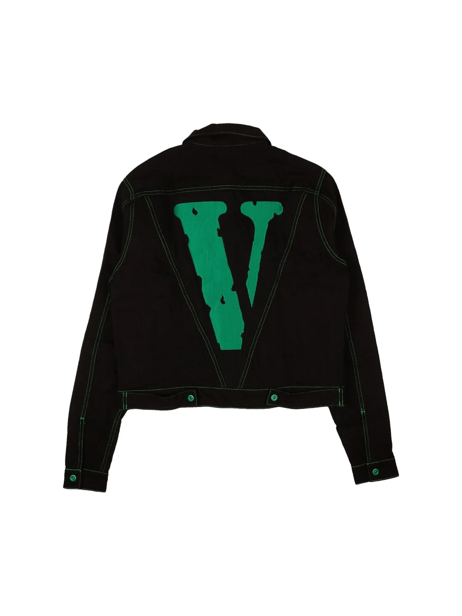 Джинсовая куртка Vlone Friends — изображение 2 из 2, черный/фиолетовый
