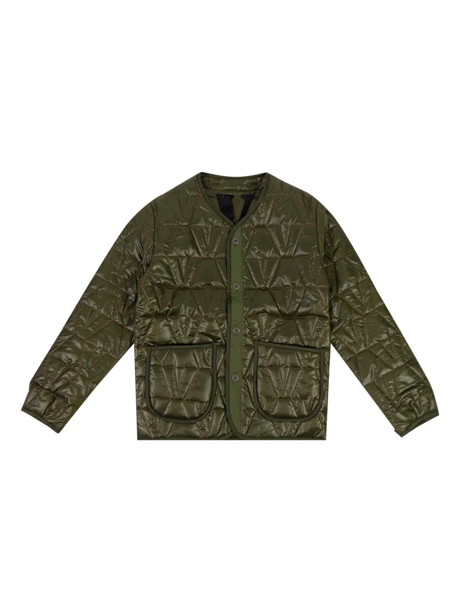 Стеганая куртка Vlone Зеленый