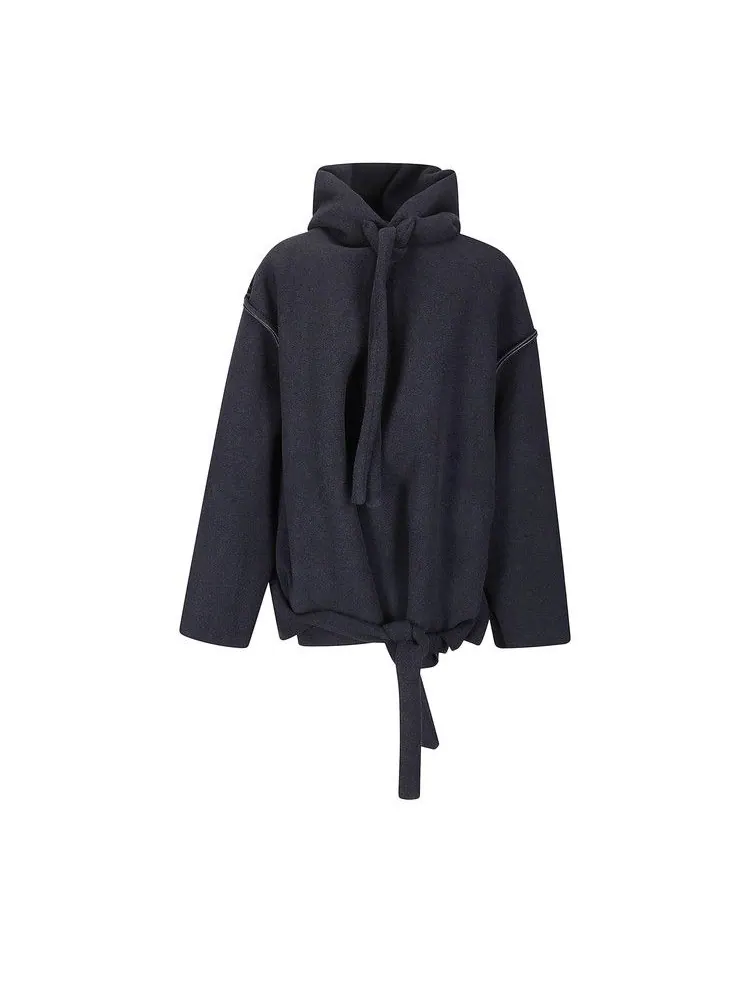Анорак Ottolinger Felted Scuba Anorak — черный