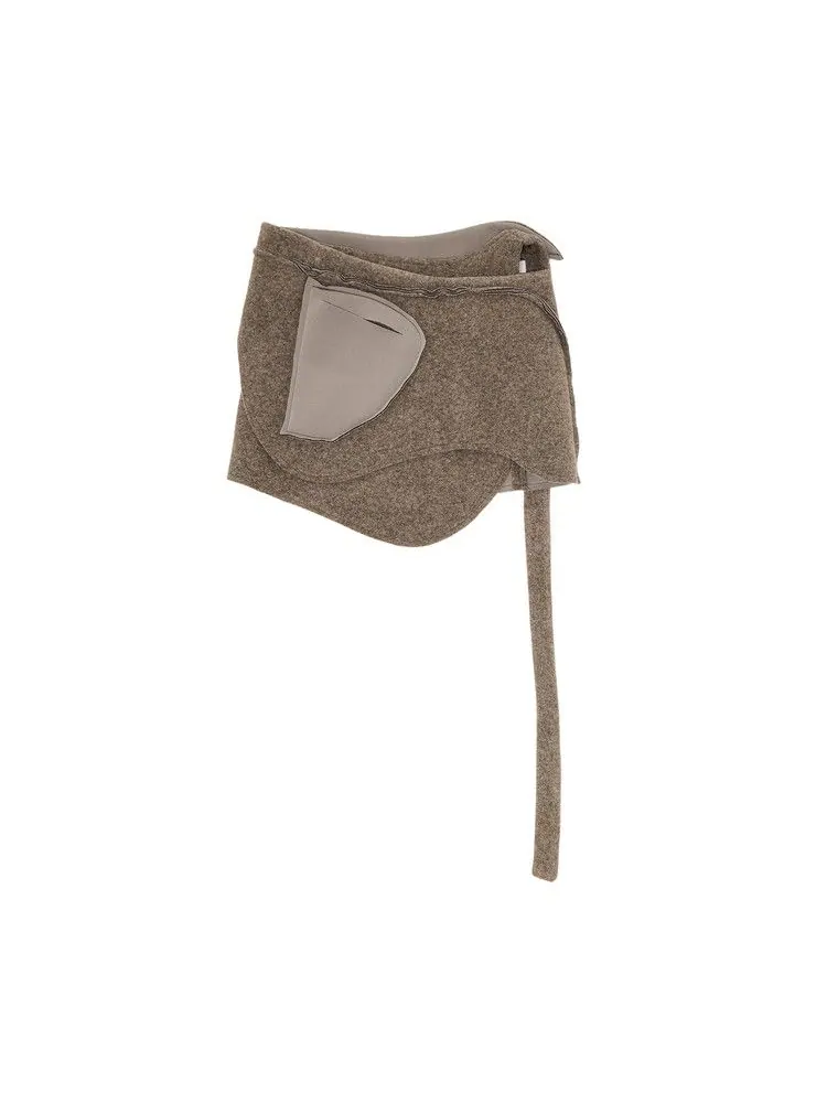 Юбка Ottolinger Scuba Skirt — серый