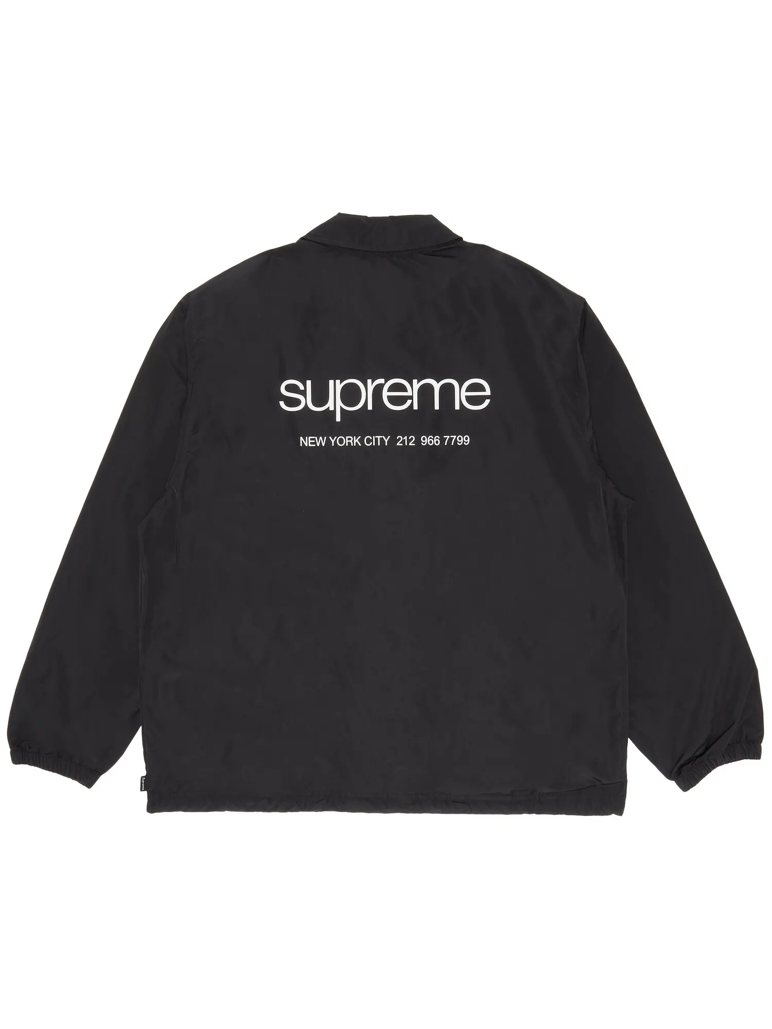 Куртка Supreme NYC Coaches Черная — изображение 2 из 3, черный